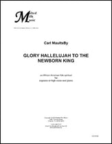 Glory Hallelujah to the Newborn King Vocal Solo & Collections sheet music cover